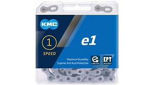 KMC e1 Kette 1-fach 110-Glieder EPT silver
