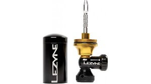 Lezyne Tubeless CO2 Blaster Handpumpe ohne Kartuschen schwarz/gold