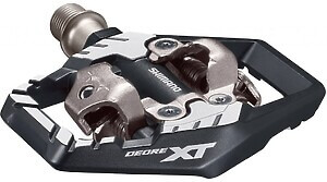 Pedales automáticos Shimano Deore XT PD-M8120 SPD, negros