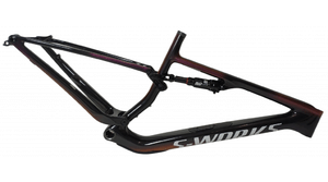 Specialized S-Works Epic 8 Taglia S carbonio lucido/rosa vivo metallizzato/oro magenta viavi/ombra di mezzanotte metallizzata/bianco Mod.  2024