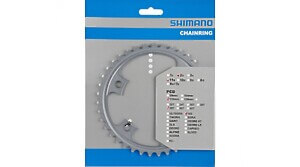 Corona Shimano 105 FC-5800 2x11 4 bracci 110 BCD 39 denti MD argento
