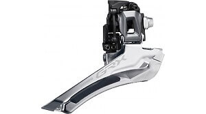 Deragliatore anteriore Shimano GRX FD-RX810, montaggio a saldare, nero