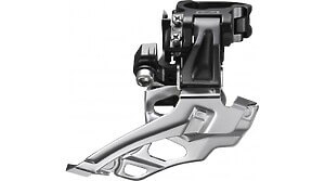 Deragliatore anteriore Shimano Deore FD-M616 2x10 velocità Down-Swing Dual-Pull Nero (ALL'INGROSSO)