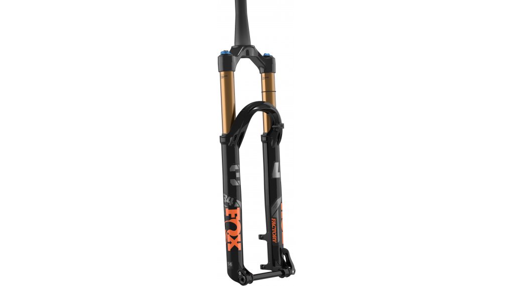 Fox 34 Float Factory FIT4 29" Federgabel 140mm 44mm-Offset shiny black orange/gloss black logo Mod. 2022