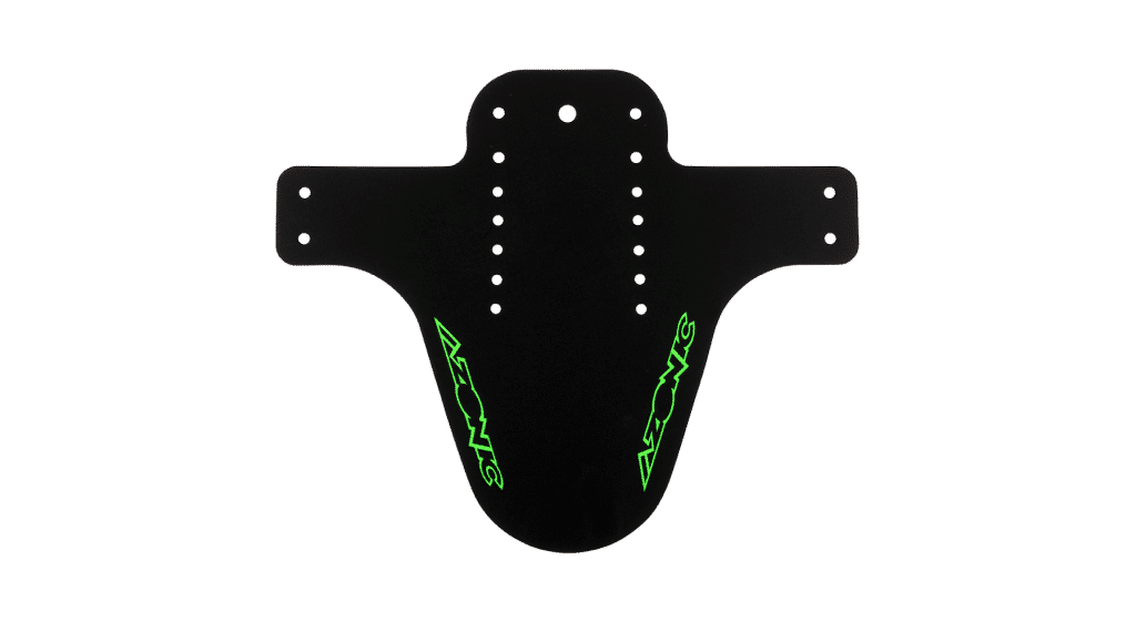 Azonic Splatter Fender Spritzschutz Logo black/neon green