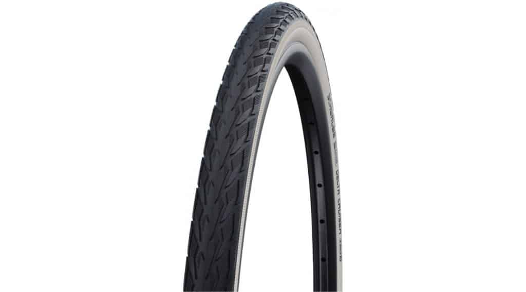 Schwalbe Delta Cruiser Plus Active Line 26" Drahtreifen TwinSkin PunctureGuard GREEN 37-590 (26x1 3/8) whitewall reflex