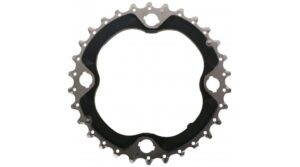 Shimano SLX FC-M672 2/3x10 Kettenblatt 4-arm 96 LK 30 Zähne AN schwarz