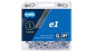 KMC e1 Kette 1-fach 110-Glieder EPT silver