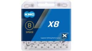KMC X8 Kette 8-fach 114-Glieder silver