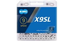 KMC X9 SL Kette 9-fach 114-Glieder silver