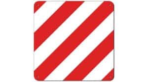 DS Covers Warning Sign red-white striped