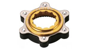Ashima AC02 Ultralight Centerlock Adapter für 6-Loch Bremsscheibe gold