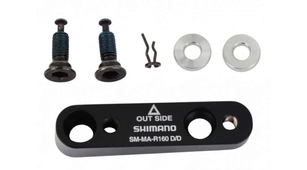 Shimano Flat Mount Scheibenbremsadapter Hinterrad 140mm auf 160mm (BULK)