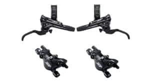 Shimano Deore XT M8100 Scheibenbremse Postmount Set VR+HR