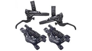 Shimano Deore XT M8120 Scheibenbremse Postmount Set VR+HR