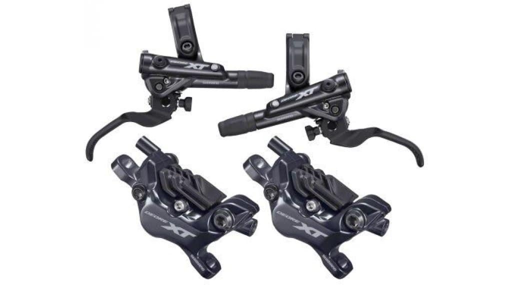 Shimano Deore XT M8120 Scheibenbremse Postmount Set VR+HR