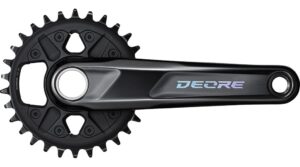 Shimano Deore FC-M6120-1 Kurbelgarnitur 175mm 12-fach Q-Faktor 178mm 32 Zähne (ohne Innenlager)