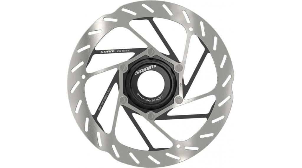 SRAM HS2 Rounded Bremsscheibe Centerlock 160mm