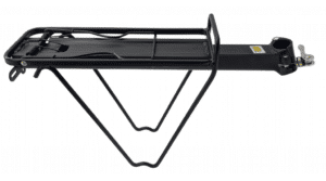 Gepäckträger Aluminium mit Quick Release schwarz