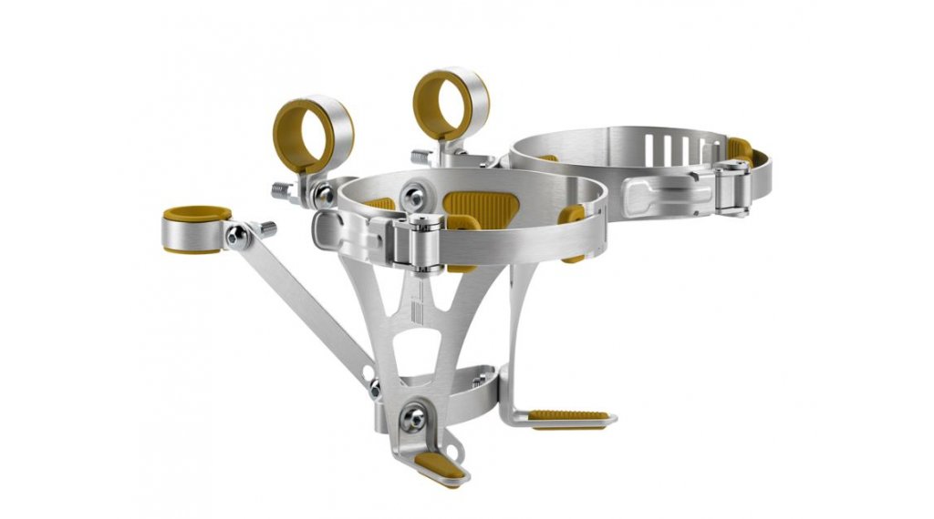 Elite Vintage Double Flaschenhalter silver