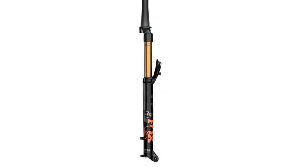 Fox 34 Float Factory FIT4 29" Federgabel 140mm Kabolt 15x110mm shiny black orange/gloss black logo
