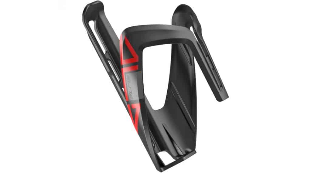Elite ALA Flaschenhalter skin matte black/red graphic