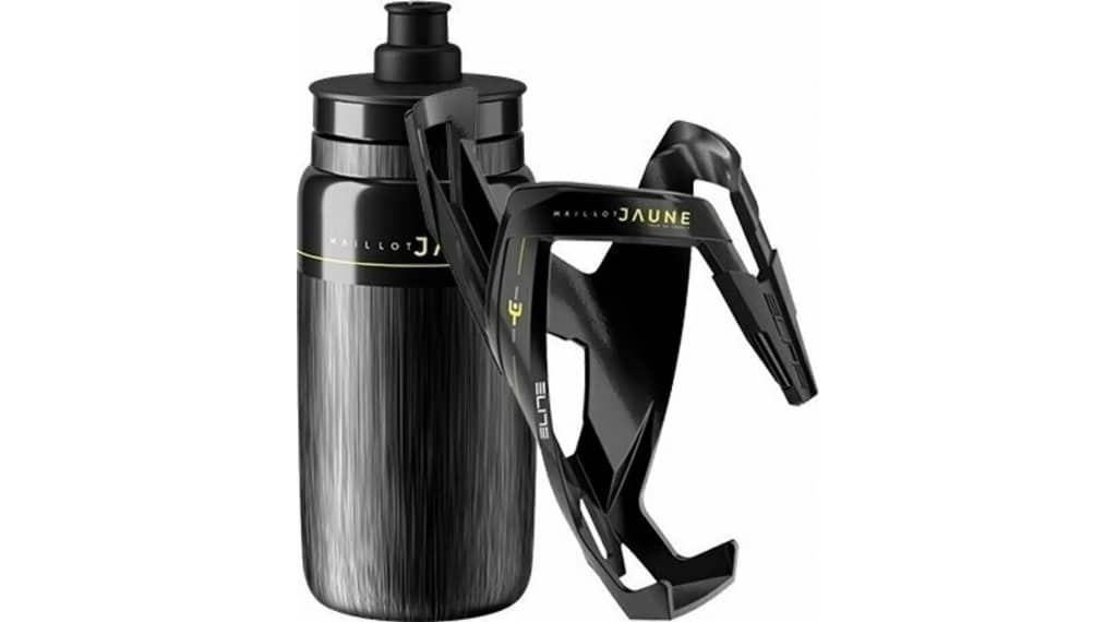 Elite Fly Maillot Jaune Custom Race Plus Trinklaschen-Set glossy black/yellow