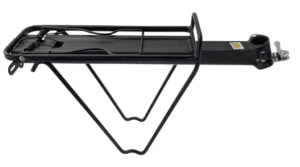 Gepäckträger Aluminium mit Quick Release schwarz