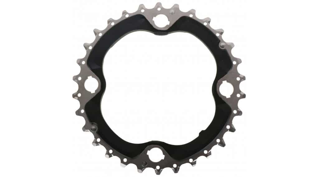 Shimano SLX FC-M672 2/3x10 Kettenblatt 4-arm 96 LK 30 Zähne AN schwarz