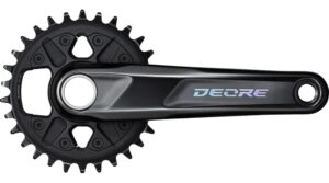 Shimano Deore FC-M6120-1 Kurbelgarnitur 175mm 12-fach Q-Faktor 178mm 32 Zähne (ohne Innenlager)