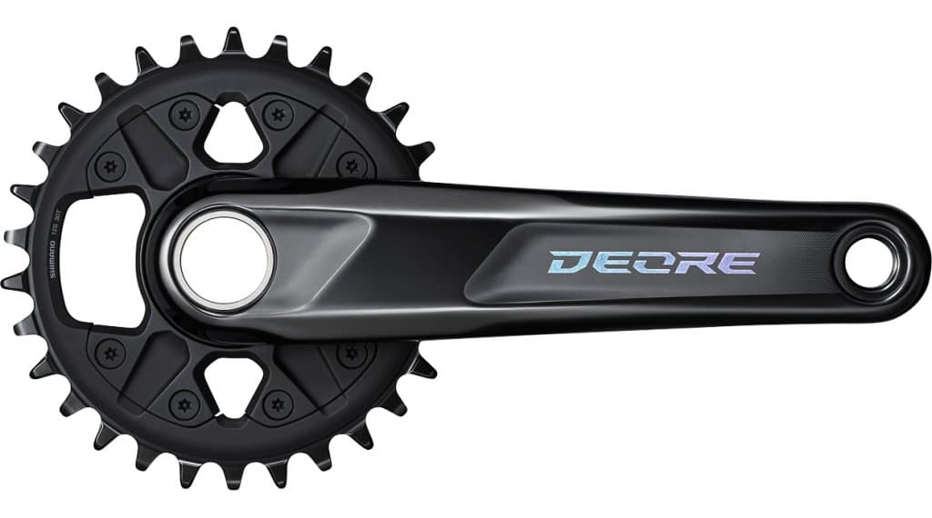 Shimano Deore FC-M6120-1 Kurbelgarnitur 175mm 12-fach Q-Faktor 178mm 32 Zähne (ohne Innenlager)