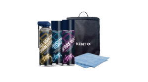 KENT Carepack 2 mit All Season Chain Lube, Microfasertuch, Drivetrain Cleaner, Spray Wax, KENT Tasche