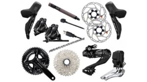 Grupo Shimano 105 Di2 R7170 50/34 dientes 170 mm 11-36 dientes 160/160 mm (BULK)