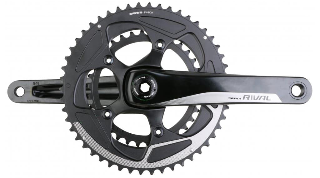 SRAM Rival 22 BB30 Kurbelgarnitur 2x11 172.5mm 46/36 Zähne black