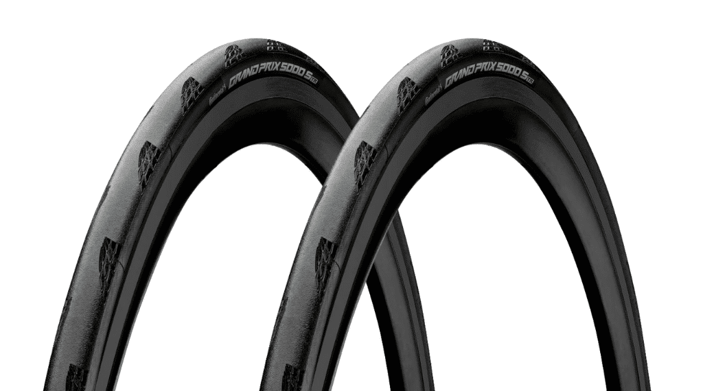 Continental Grand Prix 5000 S TR 28" Faltreifen 28-622 (700x28C) schwarz/schwarz 2er Set (BULK)