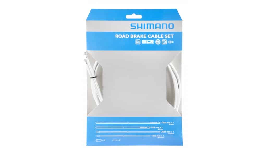 Shimano SIL-TEC Rennrad-Bremszugset weiß