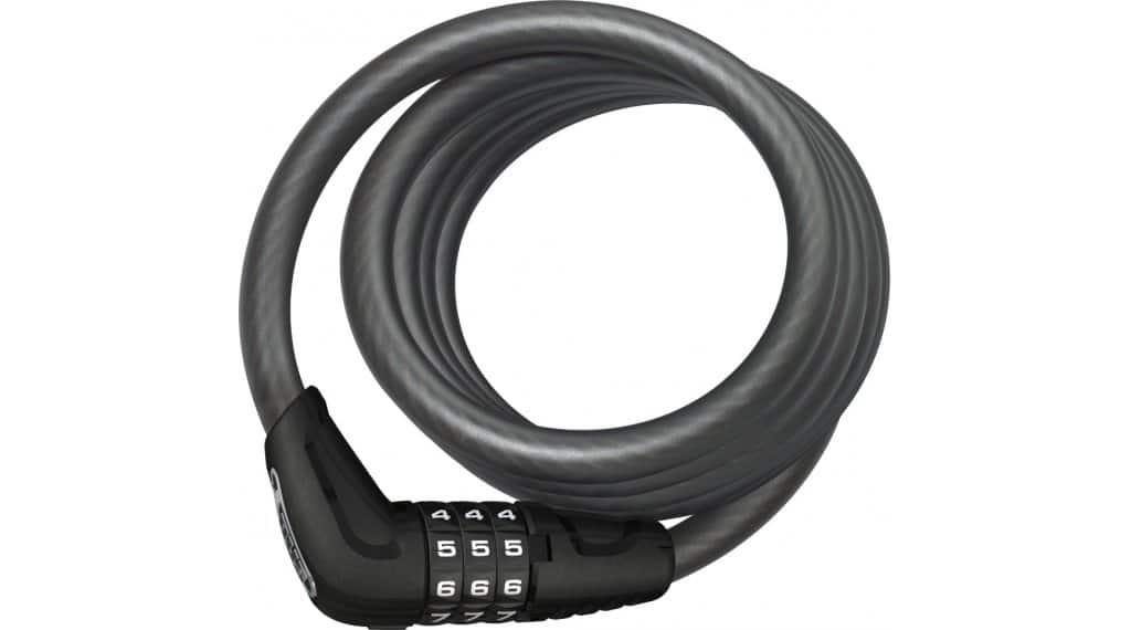 Abus 4508K Star Spiralkabelschloss 150cm black