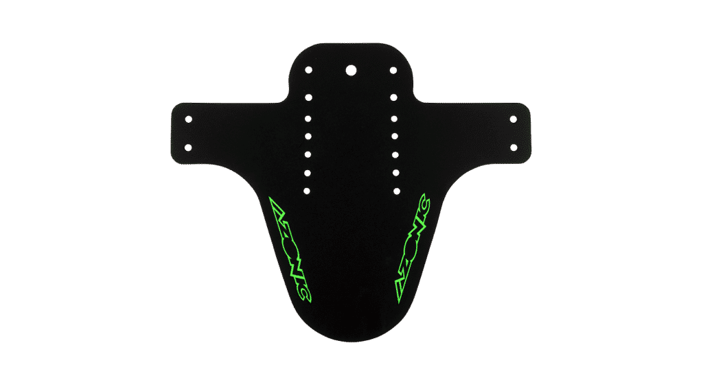 Azonic Splatter Fender Spritzschutz Logo black/neon green