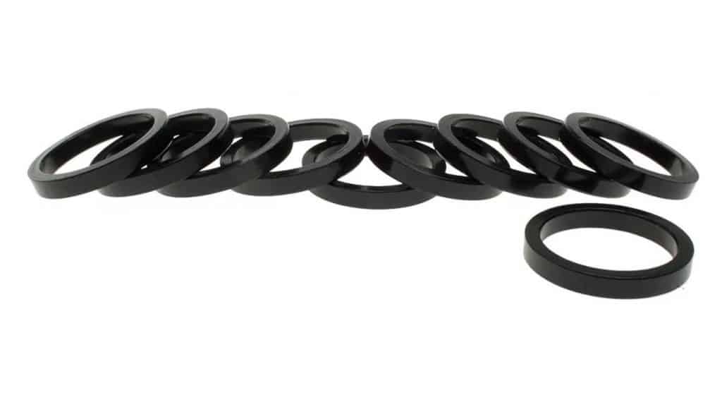 Ergotec Headset Spacer-Set 1.5"x5mm black