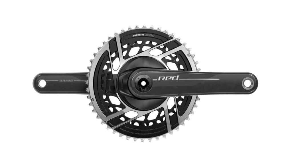 SRAM Red AXS E1 DUB Powermeter Kurbelgarnitur 2x12-fach 170mm 48/35 Zähne (BULK)