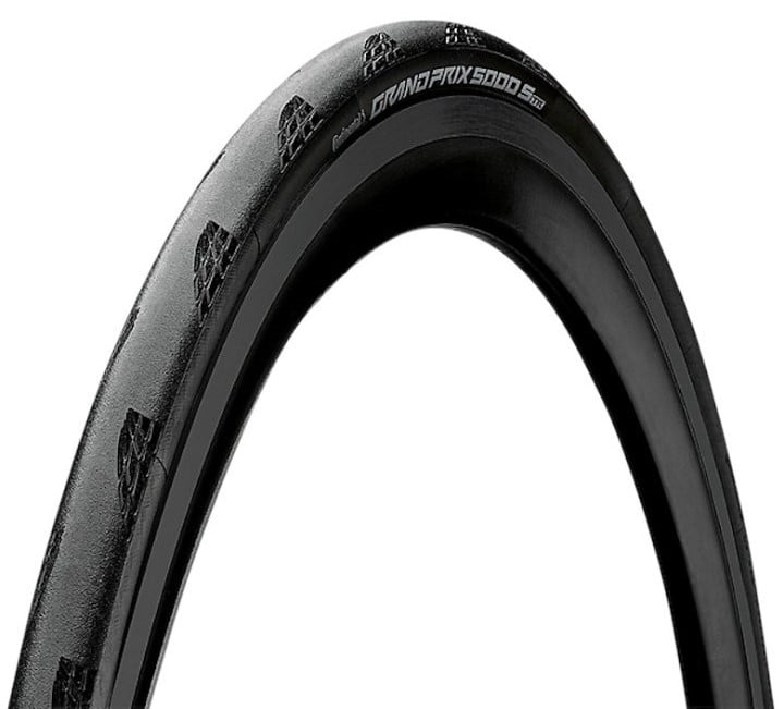 Continental Grand Prix 5000 S TR – Cubierta plegable 700x30C, negra (a granel)