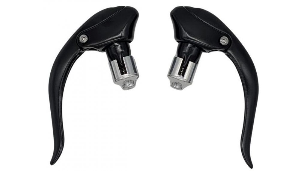 Juego de manetas de freno para manillar de contrarreloj, V-Brake, negro (a granel)