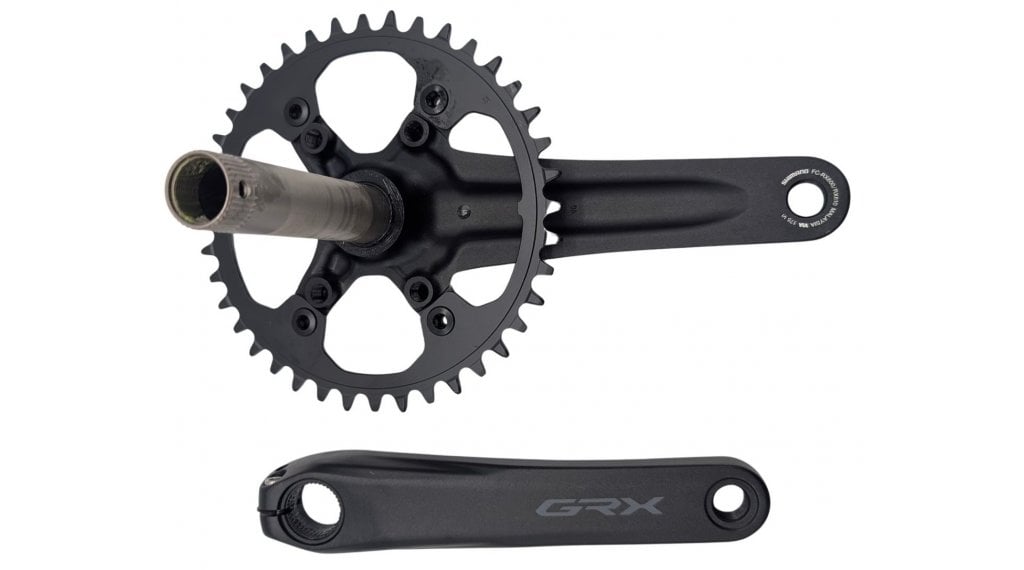 Shimano GRX FC-RX610 – Bielas 1×12, 172,5 mm, plato de 40 (a granel), foto 2