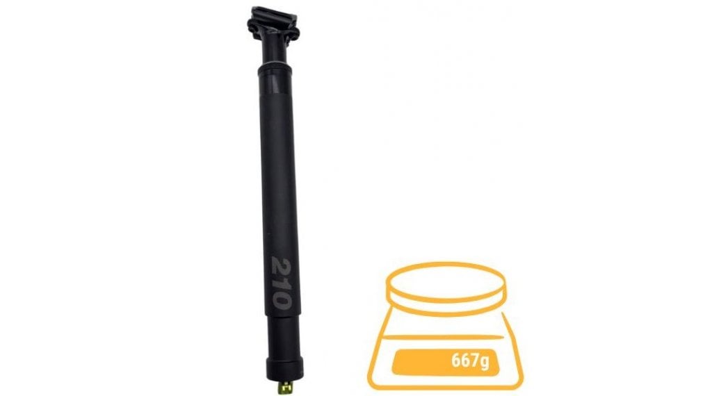 OneUp V3 – Tija telescópica 34,9 x 410 mm, recorrido 210 mm (a granel), foto 4